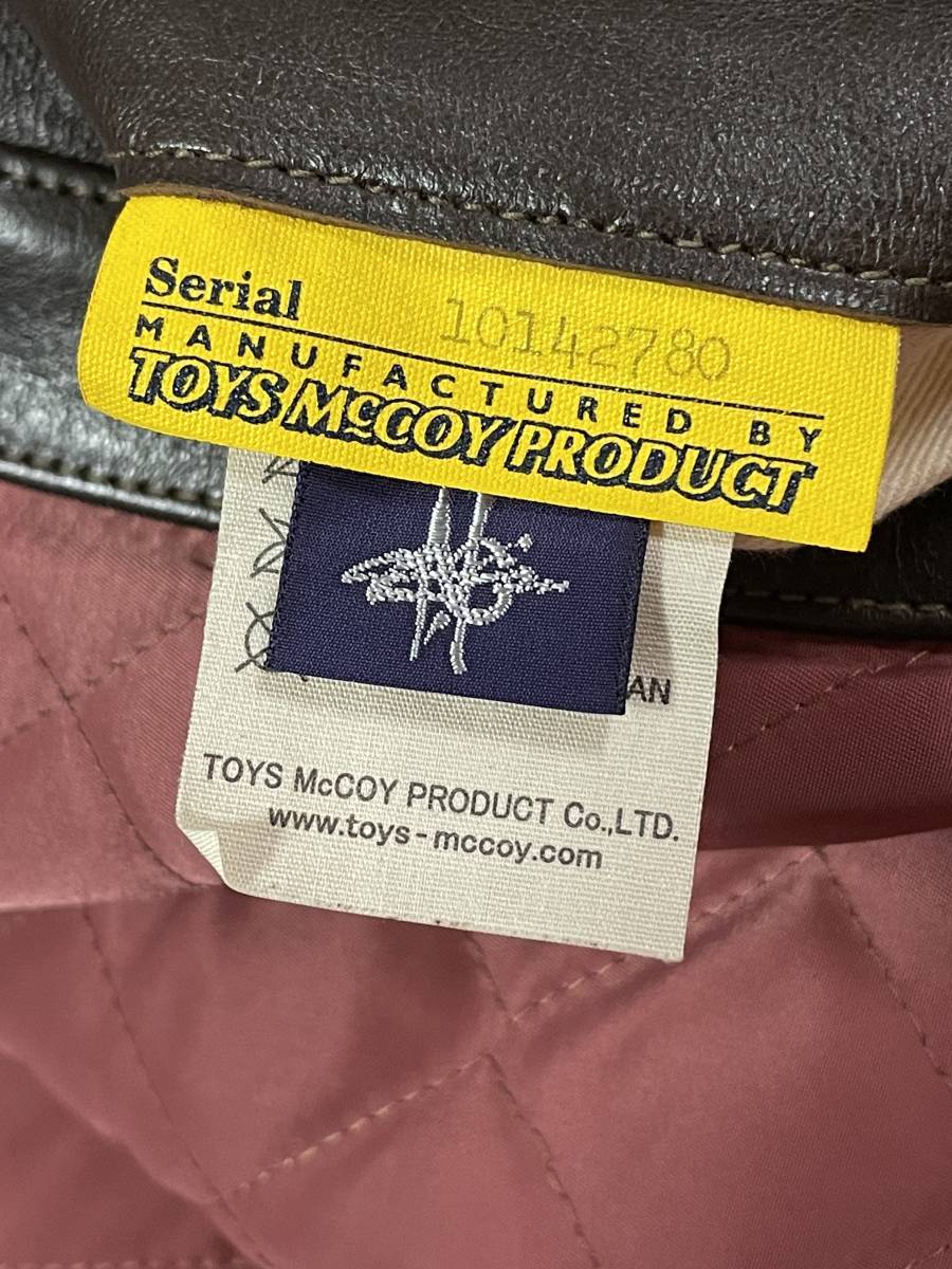 Toys McCoy N-1 Leather Deck Jacket Buccaneers Horsehide Naval WWII Style Civilian Rare TMJ1325 Size 36