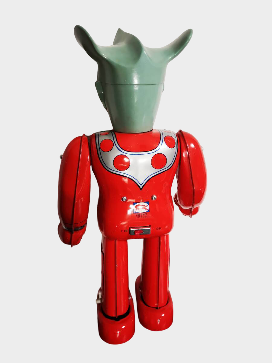 Ultraman Leo Tin Walking Robot Bullmark Boxed Showa Japan Vintage Tin Toy