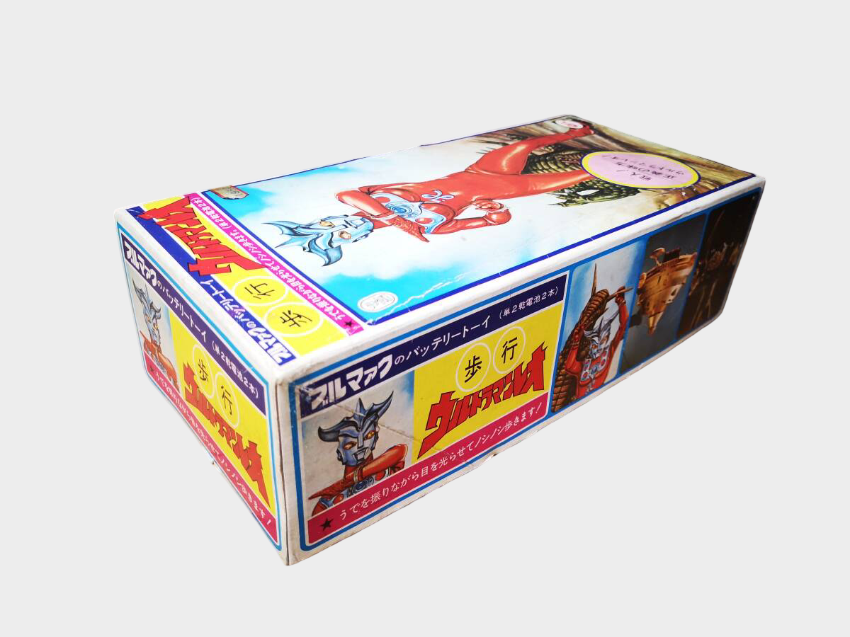 Ultraman Leo Tin Walking Robot Bullmark Boxed Showa Japan Vintage Tin Toy