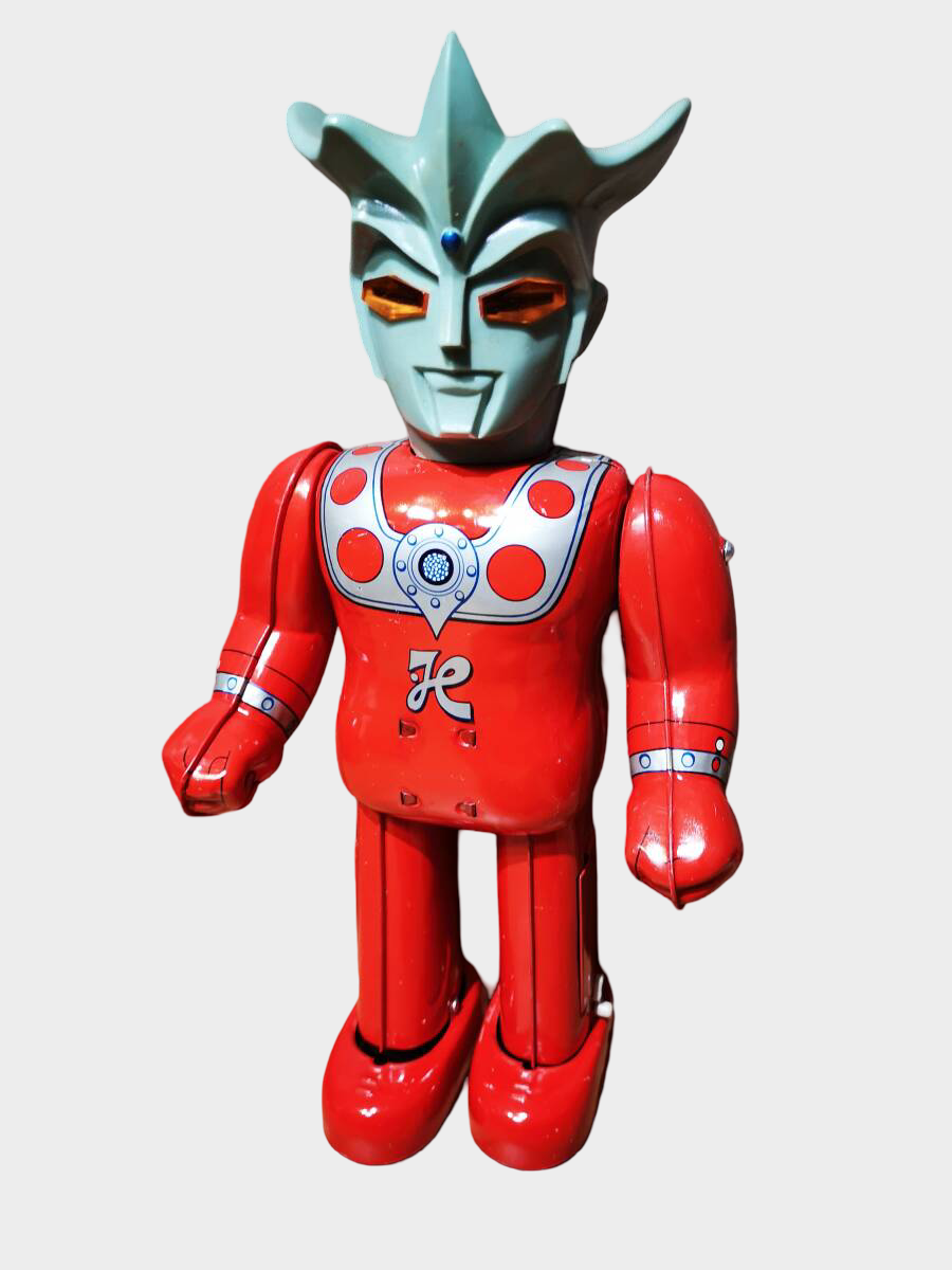 Ultraman Leo Tin Walking Robot Bullmark Boxed Showa Japan Vintage Tin Toy