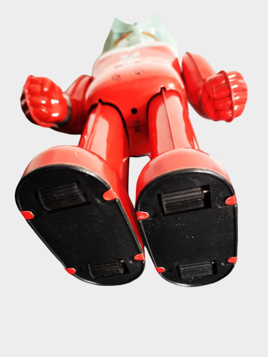 Ultraman Leo Tin Walking Robot Bullmark Boxed Showa Japan Vintage Tin Toy