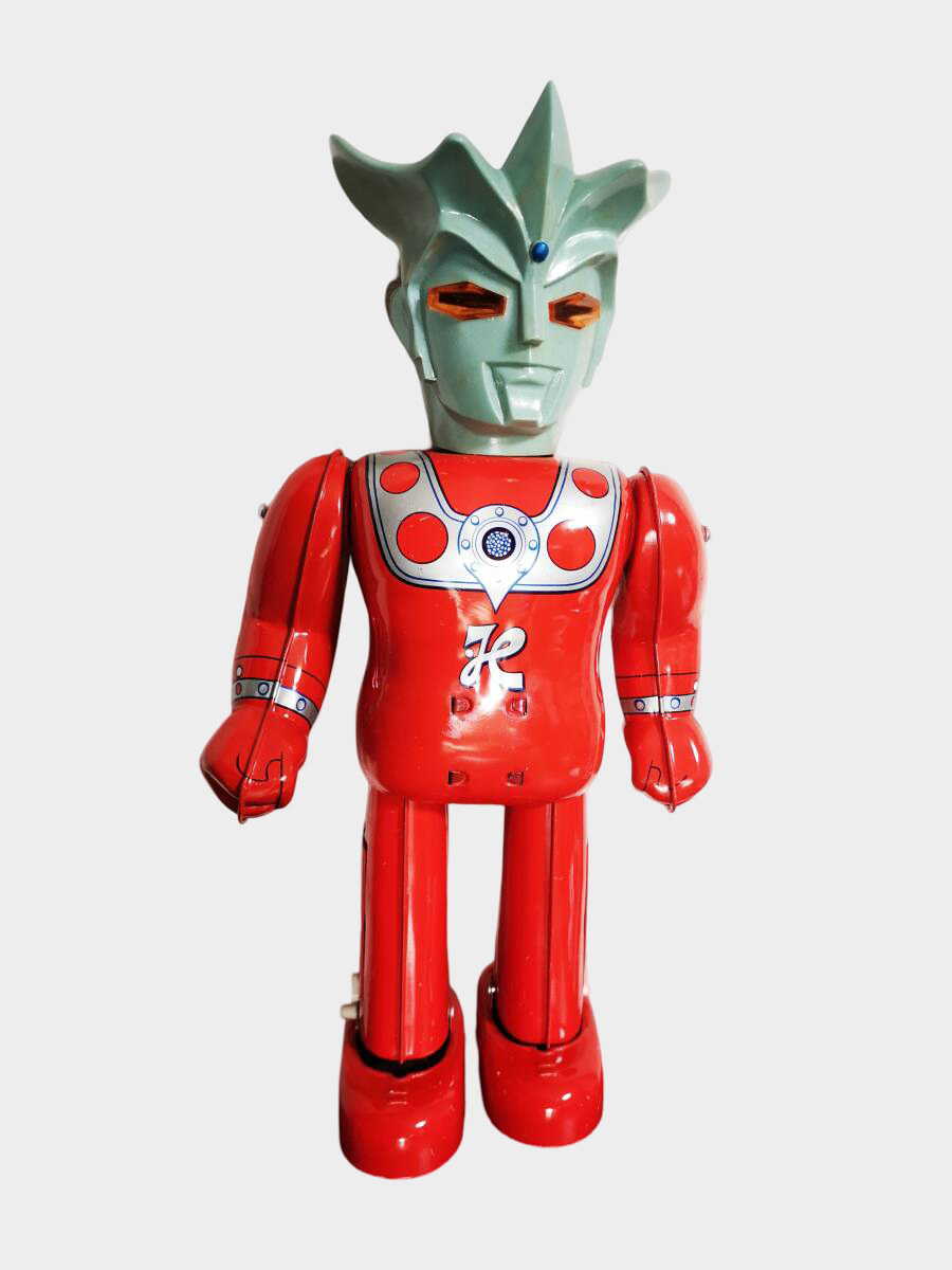 Ultraman Leo Tin Walking Robot Bullmark Boxed Showa Japan Vintage Tin Toy