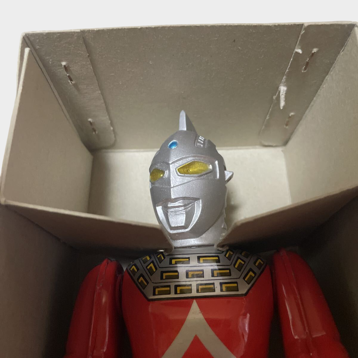 Ultraseven Tinplate Wind Up Figure Biriken Shokai Boxed Showa Tokusatsu Hero
