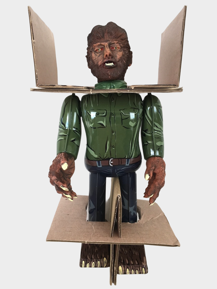 Universal Monsters Wolf Man Tin Walking Figure — Licensed Horror Icon