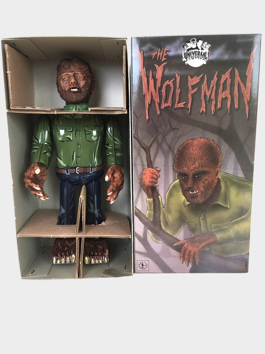 Universal Monsters Wolf Man Tin Walking Figure — Licensed Horror Icon