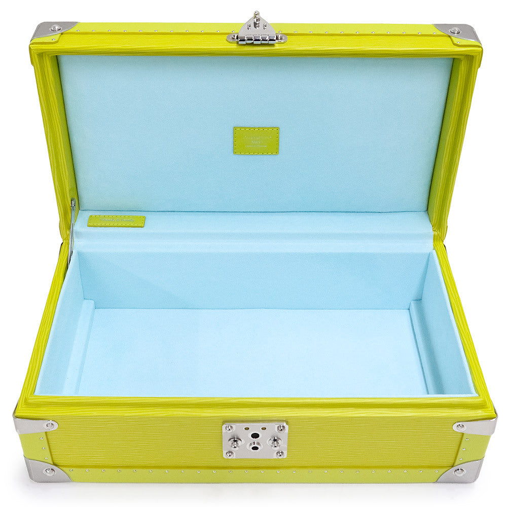 Louis Vuitton Coffret 8 Montre Watch Trunk Yellow Epi Leather Silver Hardware NS Rank – Custom-Order LV Watch Case Collectible