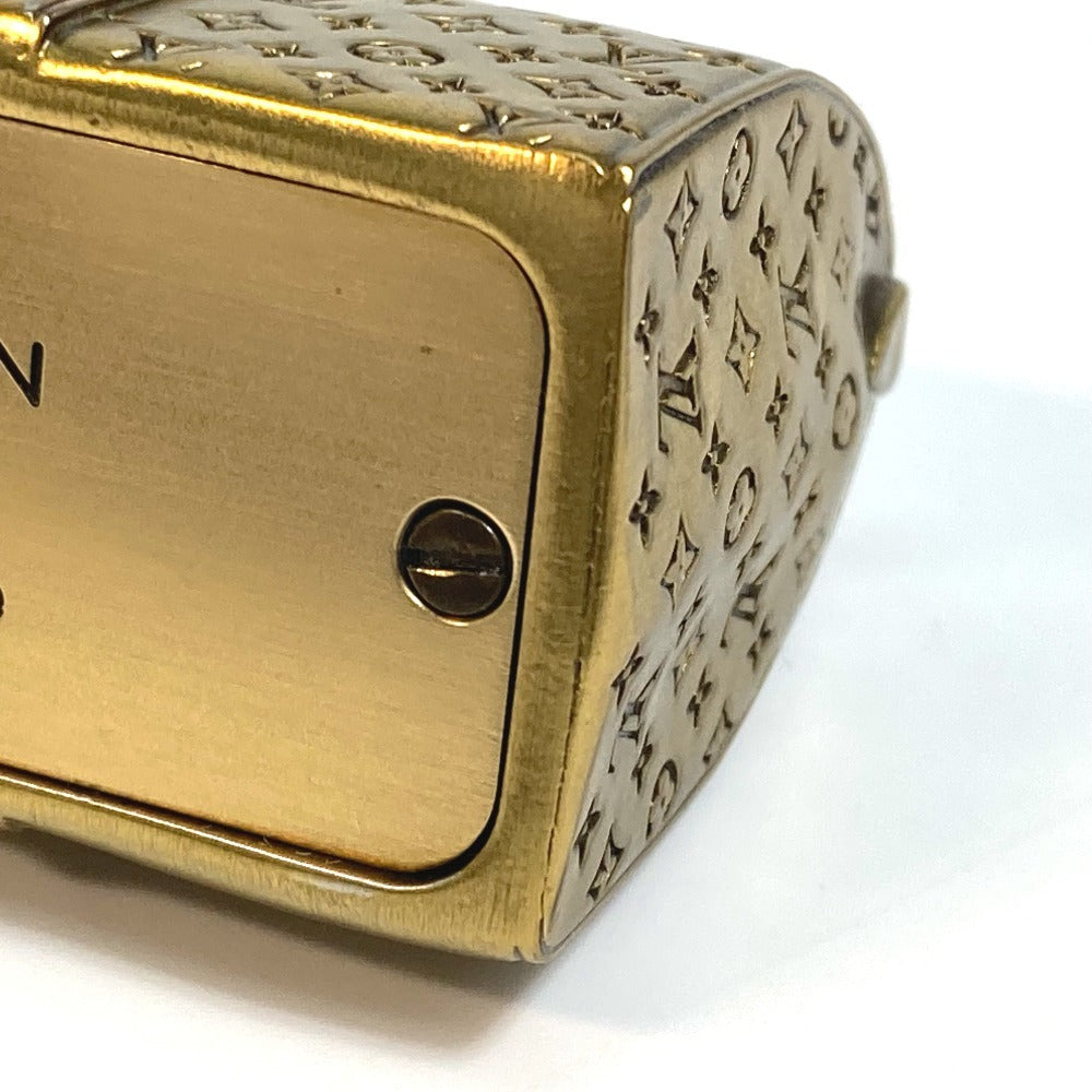 Louis Vuitton Monogram Keepall Miniature Sculpture Paperweight · Solid Metal Bronze-Gold LV Desk Objet · Collectible Novelty Accessory