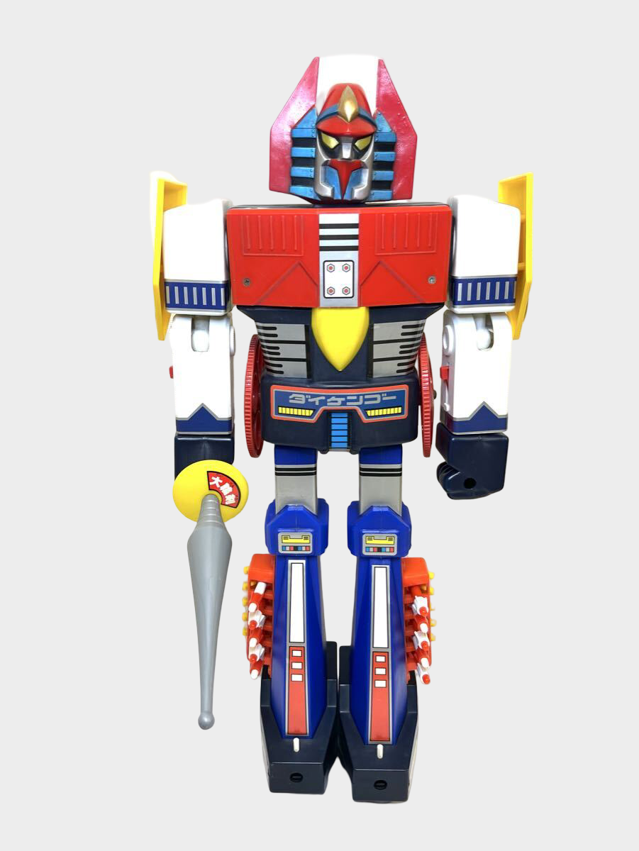 Popy Daikengo Jumbo Machinder Vintage 1970s Giant Robot Figure w/ Box — Display-Grade, Rare Japanese Showa Classic (Incomplete Tail Part)