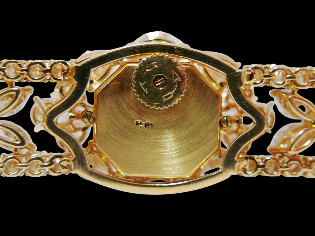 Vacheron Constantin Ladies High Jewelry Watch – 18K Yellow Gold × Marquis Diamonds – Manual-Wind – Rare Haute Joaillerie