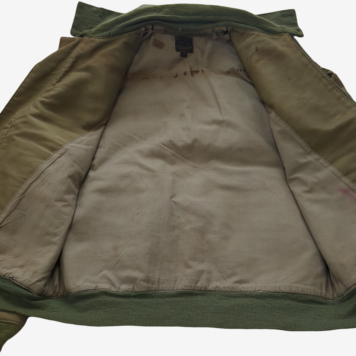 Vintage Original 1930s US Navy 37J1 Flight Jacket Original Pre WWII Aviation USN Rare