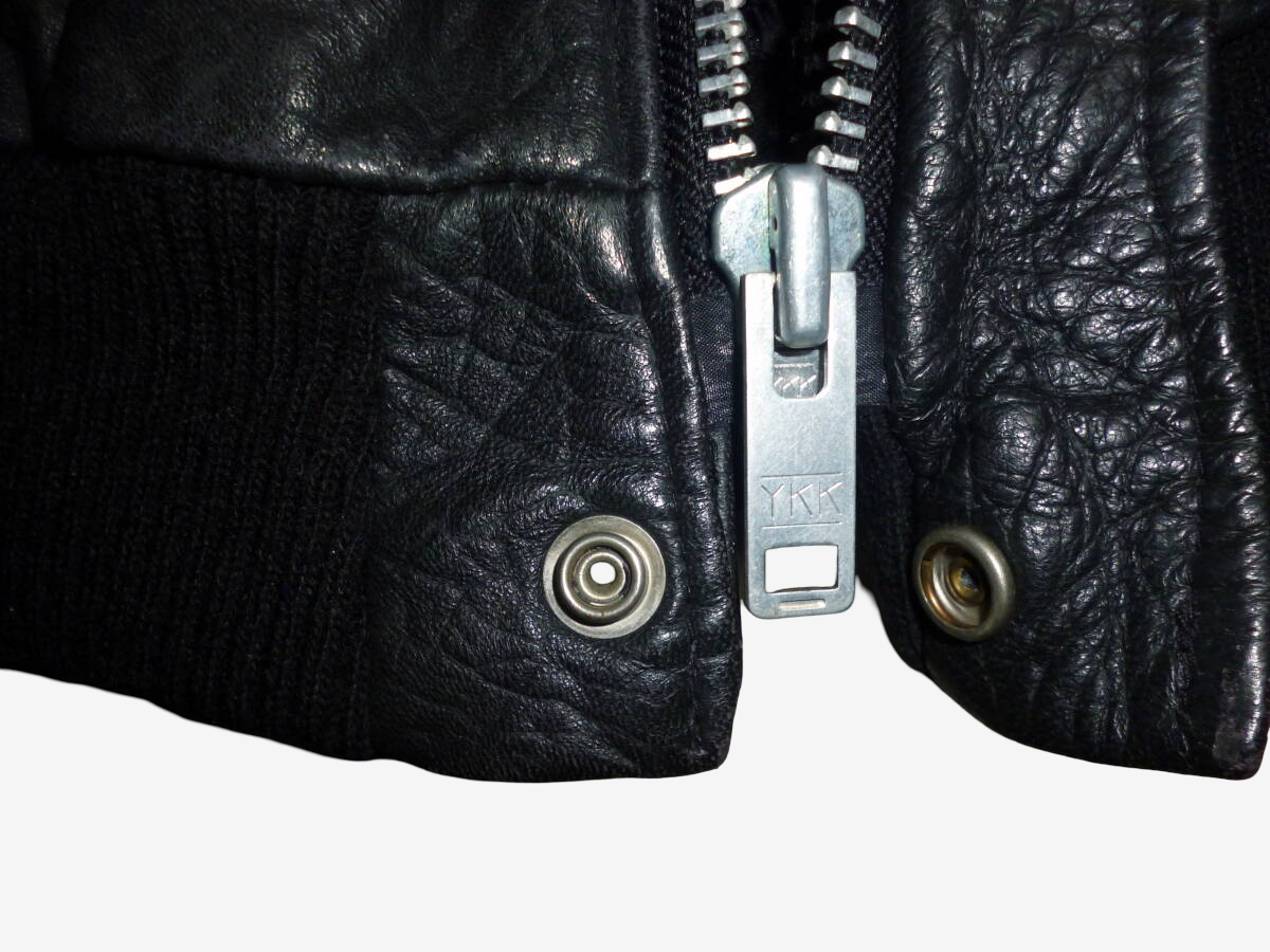 Vintage 1982 Johnsons La Rocka Sky Bandit Leather Flying Jacket King’s Road London Rare