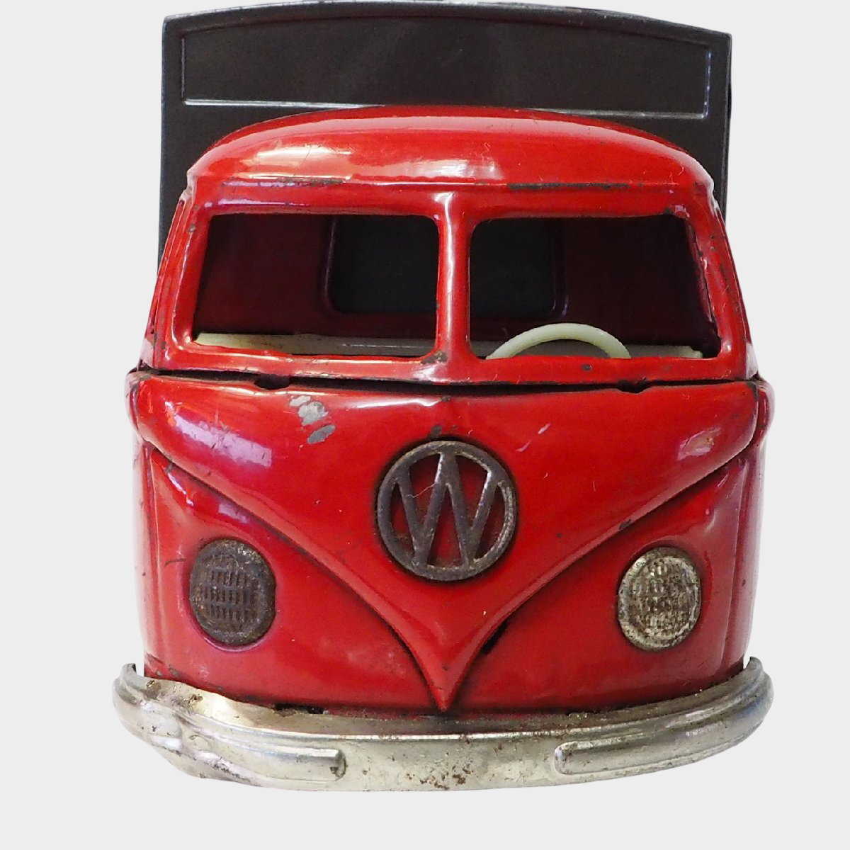 Vintage Bandai VW Type 2 Tin Truck Japan Showa Era Friction Toy Commercial Vehicle
