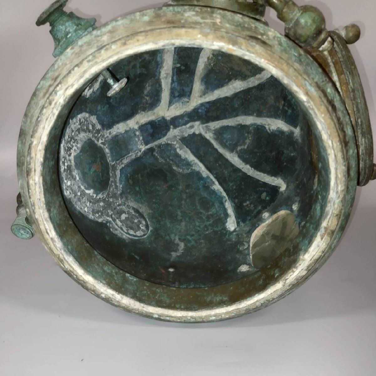 Vintage Diving Helmet Brass Tone Maritime Salvage Relic Industrial Nautical Display