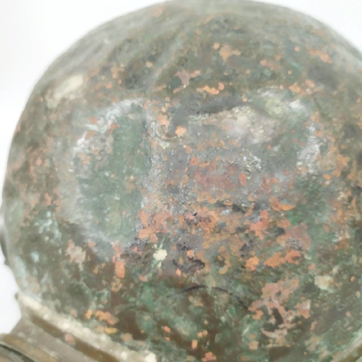 Vintage Diving Helmet Brass Tone Maritime Salvage Relic Industrial Nautical Display
