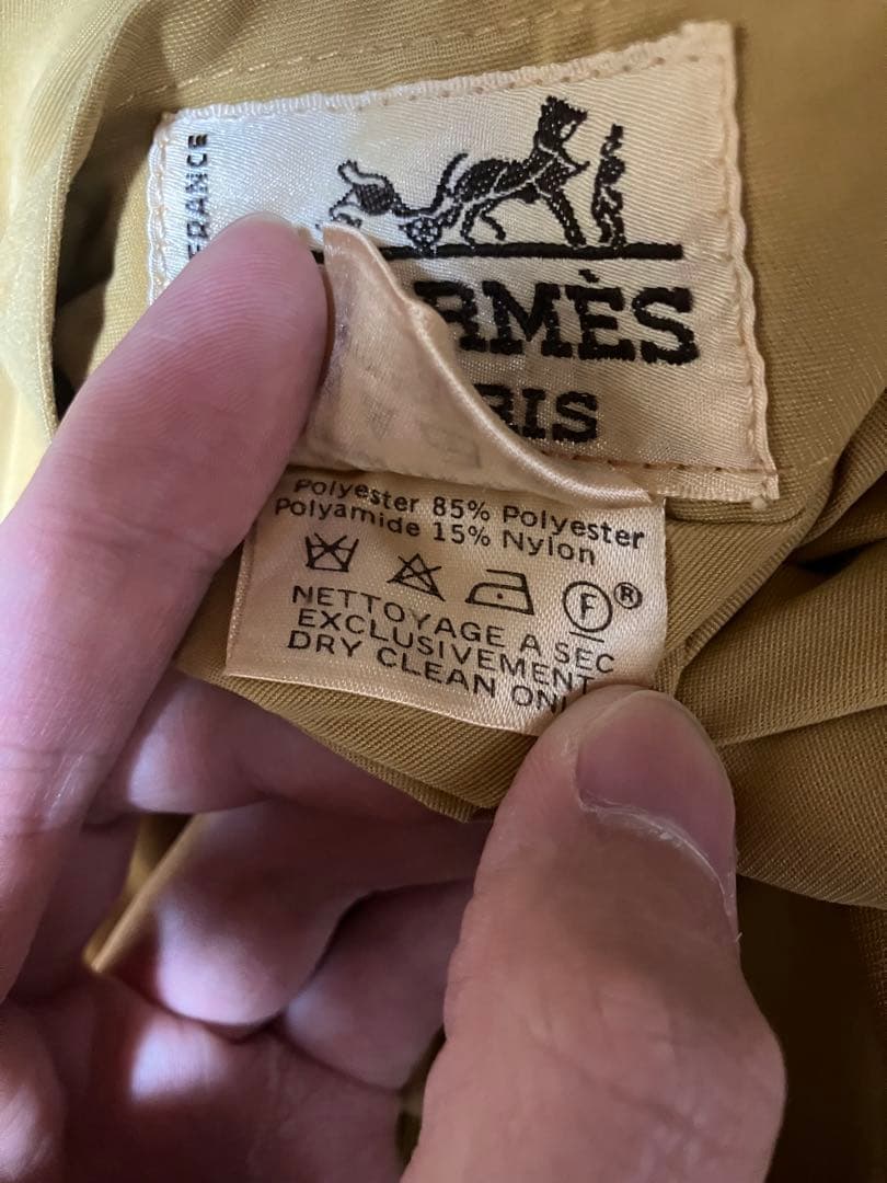 Vintage Hermès 90s Reversible Silk Bomber Olive Equestrian Print XL France