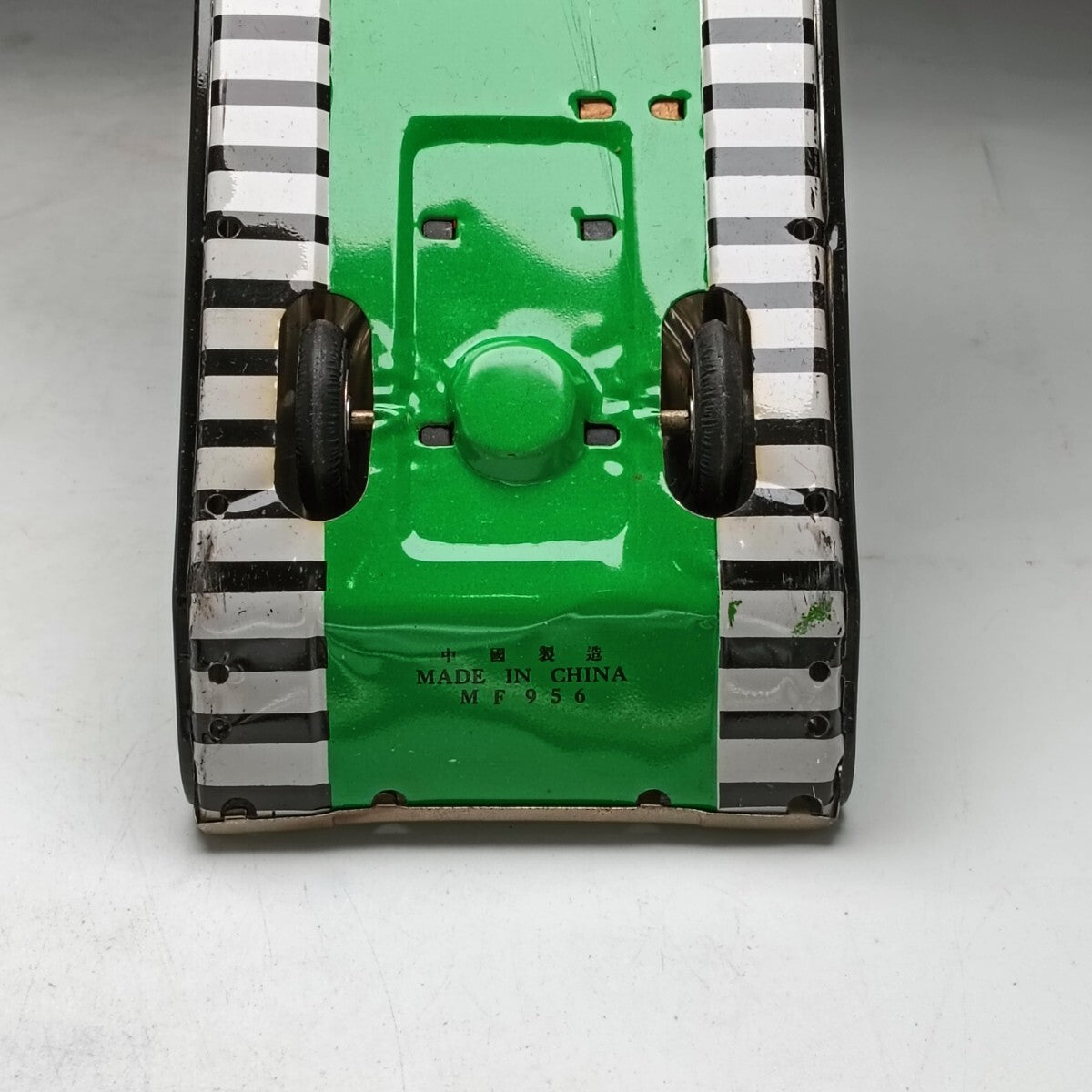 Vintage Japanese Tin Friction Tank Toy with Spark Action, 1950s