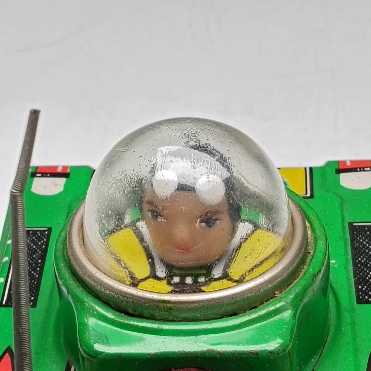 Vintage Japanese Tin Friction Tank Toy with Spark Action, 1950s