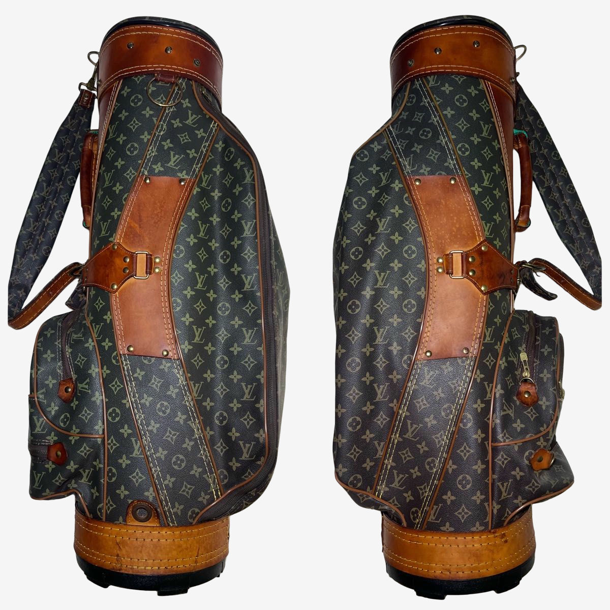 Vintage Louis Vuitton Monogram golf caddy bag