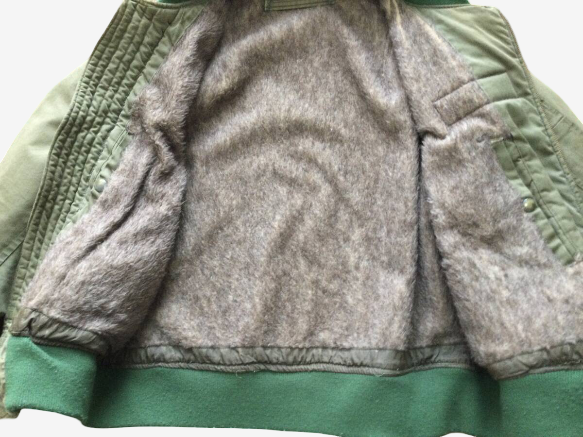 Vintage MA-1 Style Flight Jacket Jack Ridley Bell X-1 Mach Buster Custom Aviation Nylon Bomber Rare
