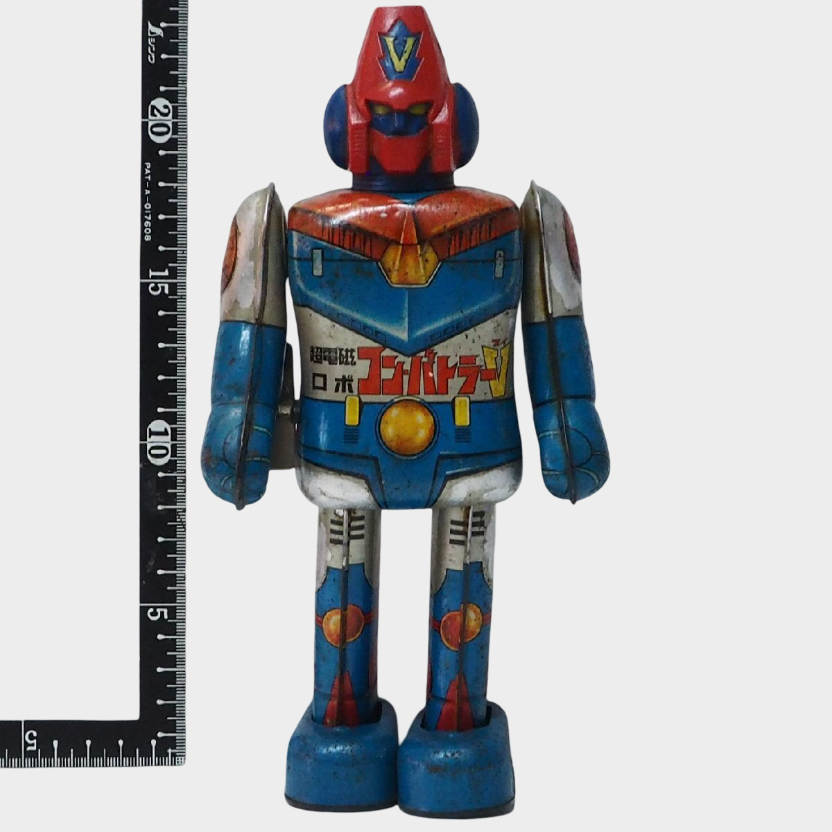 Vintage Popy Combattler V Tin Walking Robot Chodenji Robo Showa Era Japan