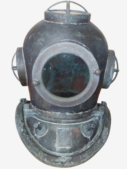 Vintage TOA Style Diving Helmet Nautical Maritime Industrial Antique Display Object