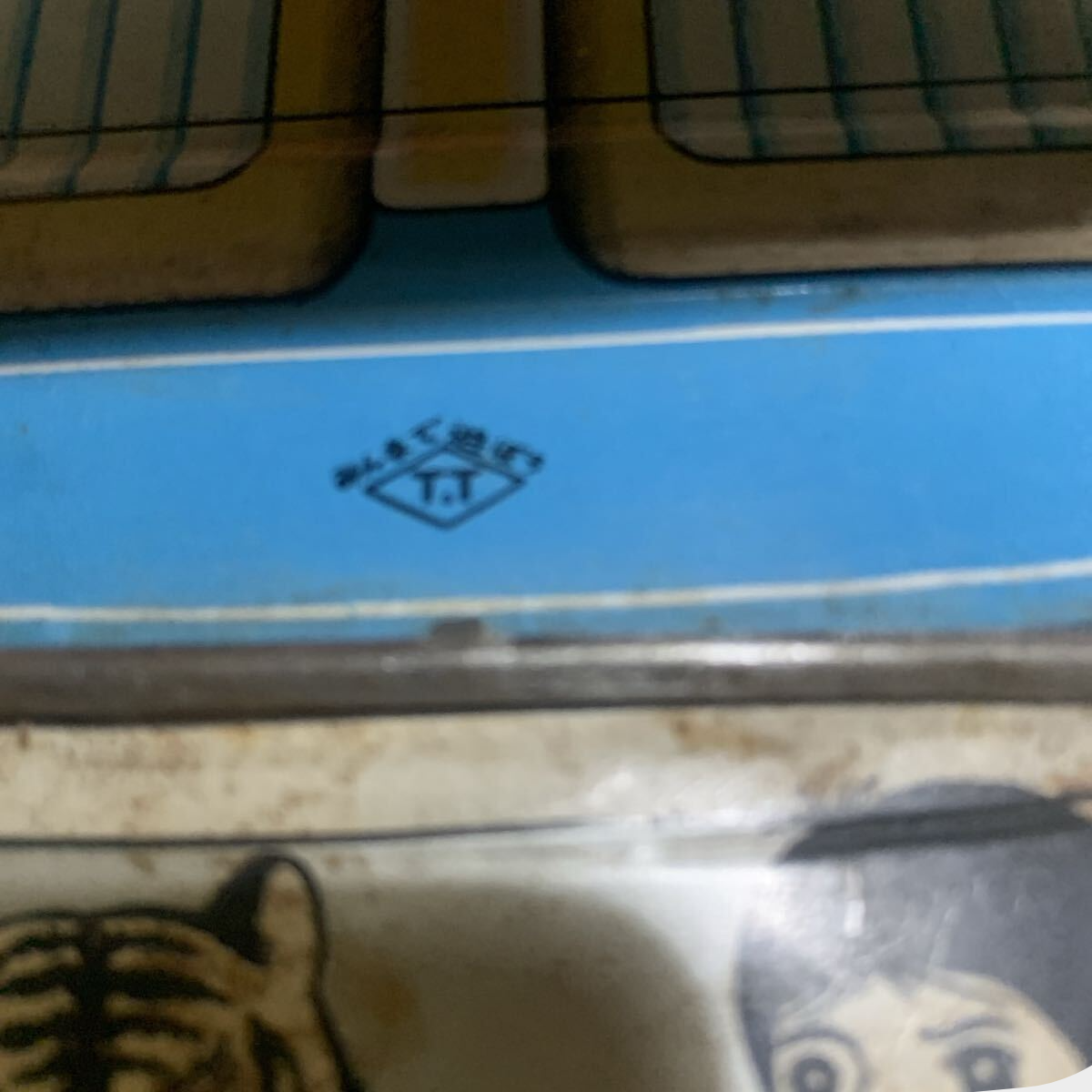 Vintage Tiger Mask Tinplate Friction Car | Takatoku Showa Era Japanese Manga Toy 34cm