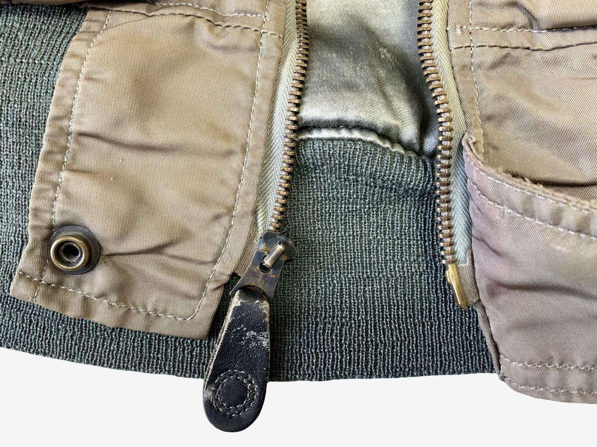 Vintage USAF L-2B Flight Jacket Skyline Clothing MIL-J-7448C Early Nylon Military Jacket Small Original