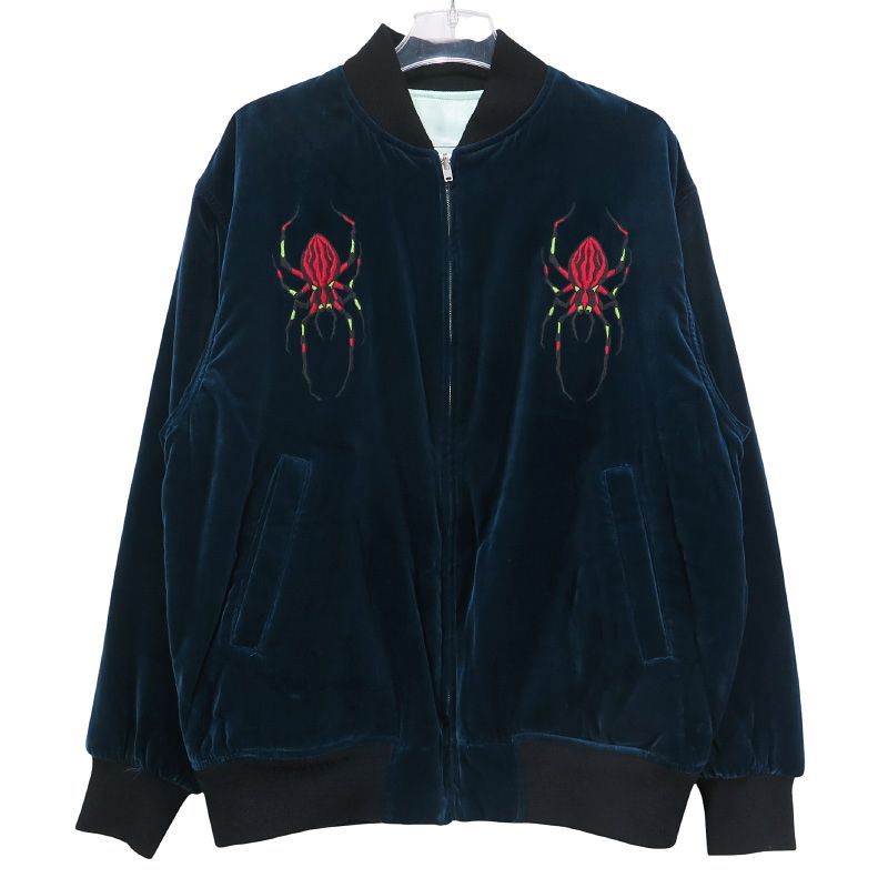 WACKO MARIA × WOLF'S HEAD Tiger Face Embroidery Reversible Ska Jacket / Sukajan