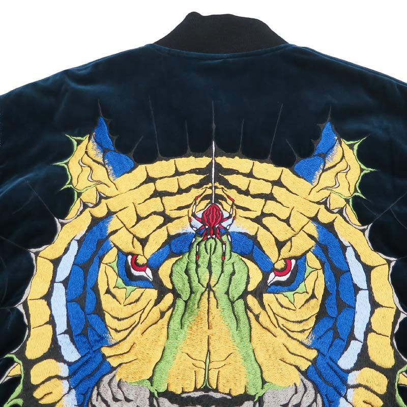 WACKO MARIA × WOLF'S HEAD Tiger Face Embroidery Reversible Ska Jacket / Sukajan