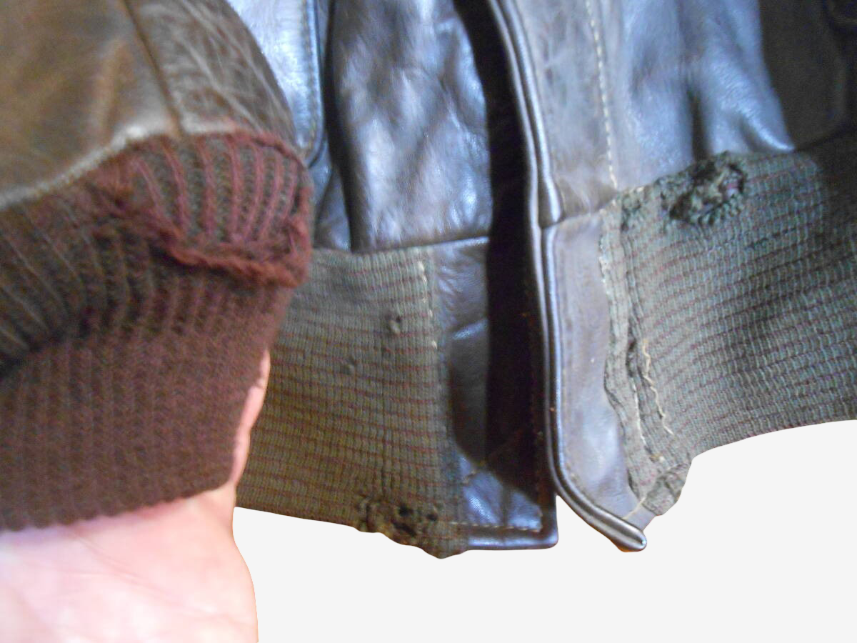 WW2 WWII A2 Flight Jacket Hump Art ATC CBI Theater Air Transport Command Vintage Leather Bomber Jacket Rare
