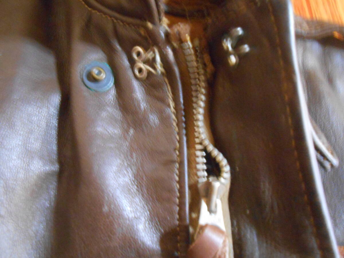 WW2 WWII A2 Flight Jacket Hump Art ATC CBI Theater Air Transport Command Vintage Leather Bomber Jacket Rare
