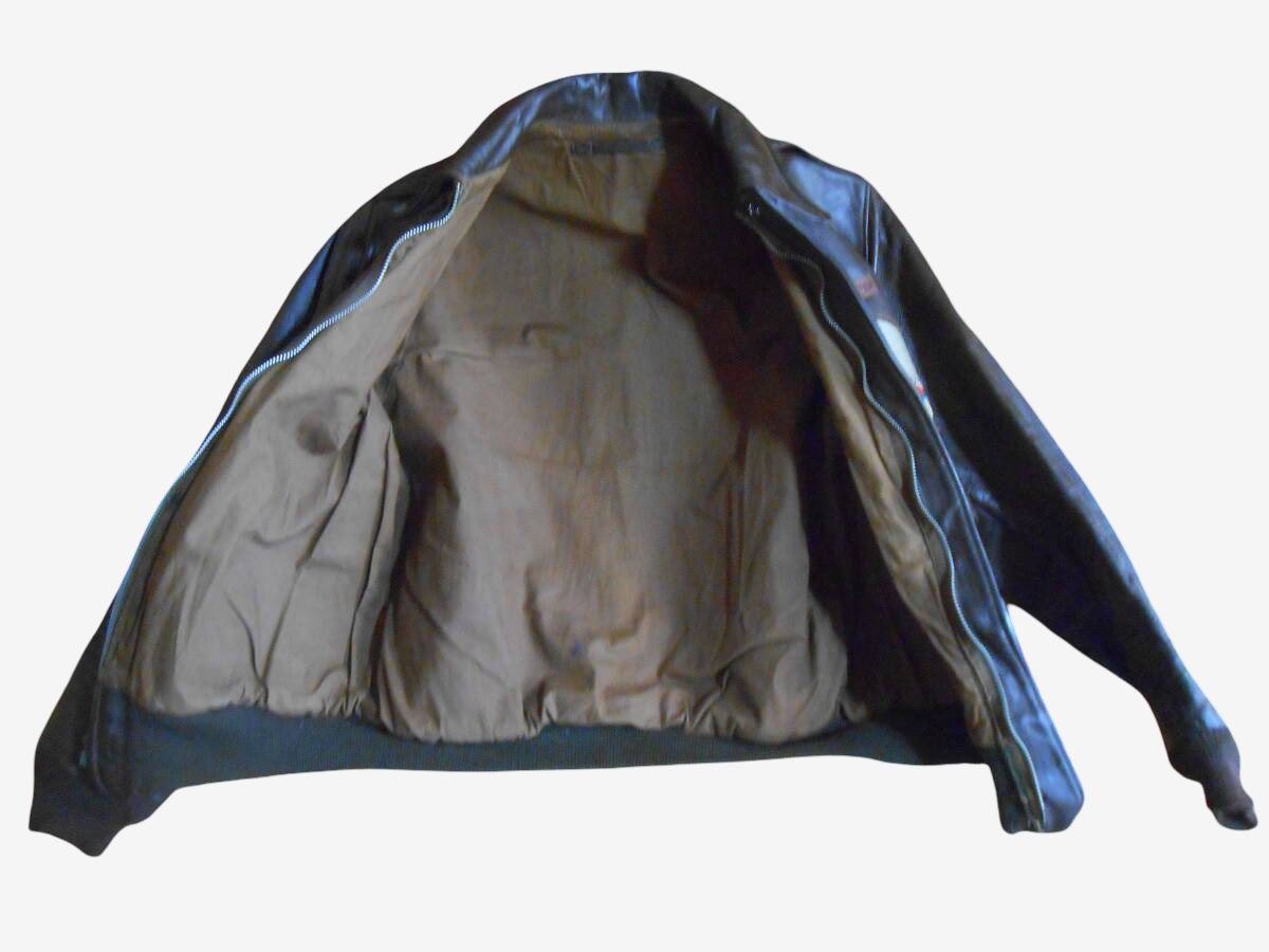 WW2 WWII A2 Flight Jacket Hump Art ATC CBI Theater Air Transport Command Vintage Leather Bomber Jacket Rare