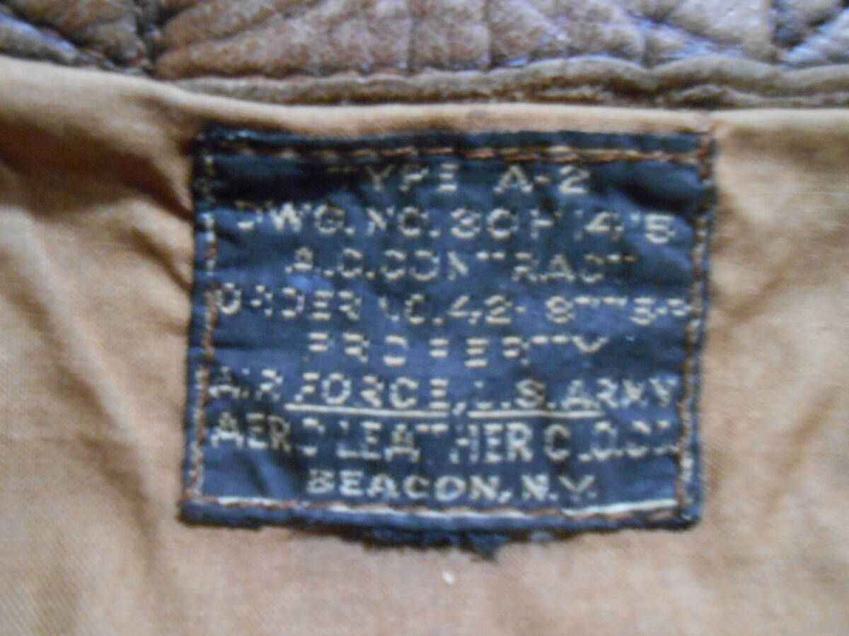 WW2 Aero A2 Flight Jacket B26 Marauder Bombardier Painted 9th Air Force Vintage USAAF Leather Jacket Rare