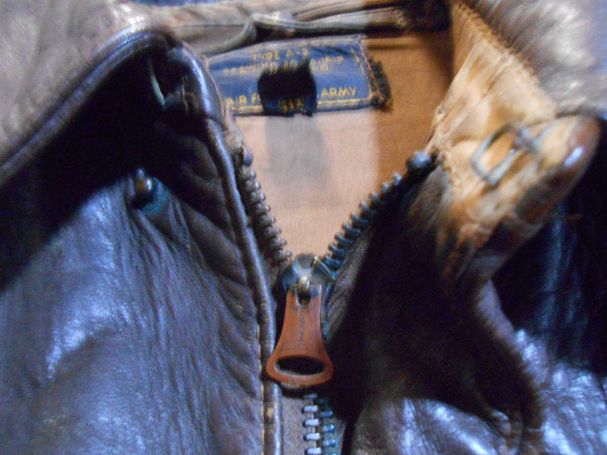 WWII A-2 Flight Jacket Dragon Back Paint CBI Recon Squadron 1756 Type CONMAR Rare USAAF Leather Jacket