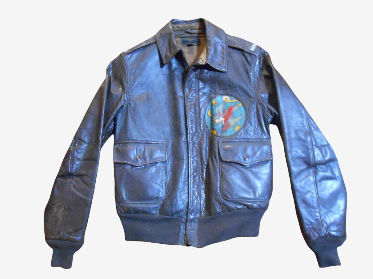 WWII A-2 Flight Jacket Dragon Back Paint CBI Recon Squadron 1756 Type CONMAR Rare USAAF Leather Jacket