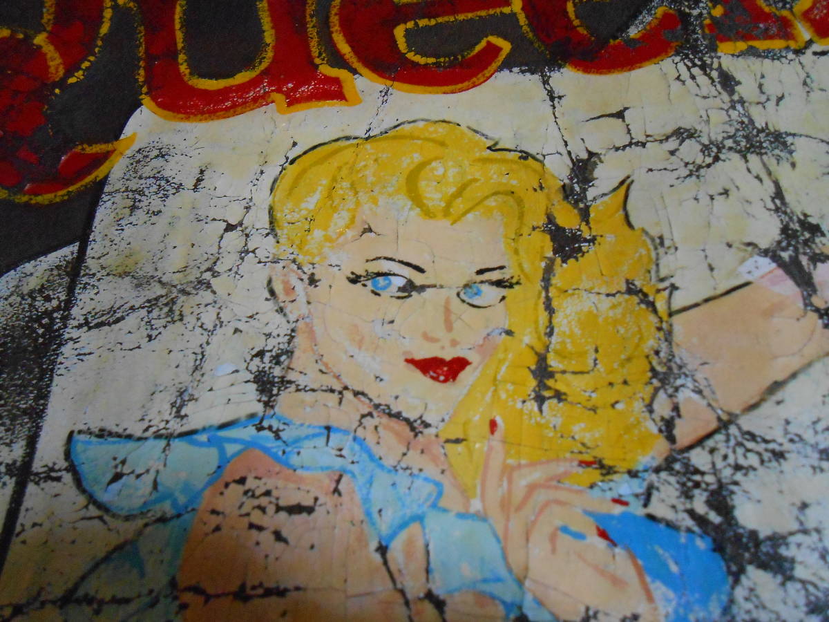 Vintage WWII WW2 A-2 Flight Jacket Poughkeepsie Horsehide Queen Of Tarts Pin Up Painted Varnished