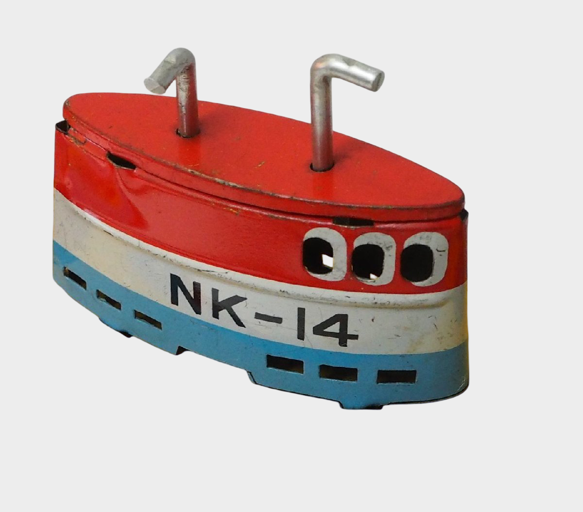 Rare Yonezawa NK-14 Osper Submarine Tin Toy | Large Showa Japanese Friction Boat Vintage