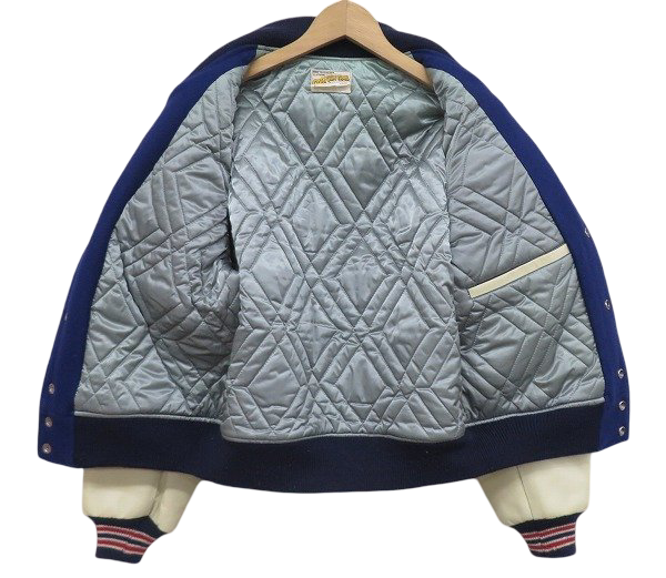 The Real McCoy’s × Disney Mickey Mouse Full Decoration Leather Sleeve Stadium Jacket Limited 300 (Size M)