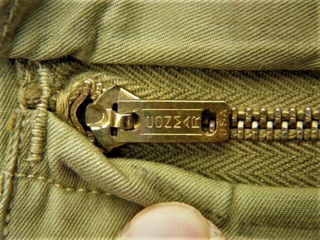 Original WWII US Army M-1942 Mountain Jacket Talon Zip Mountain Troops Field Jacket