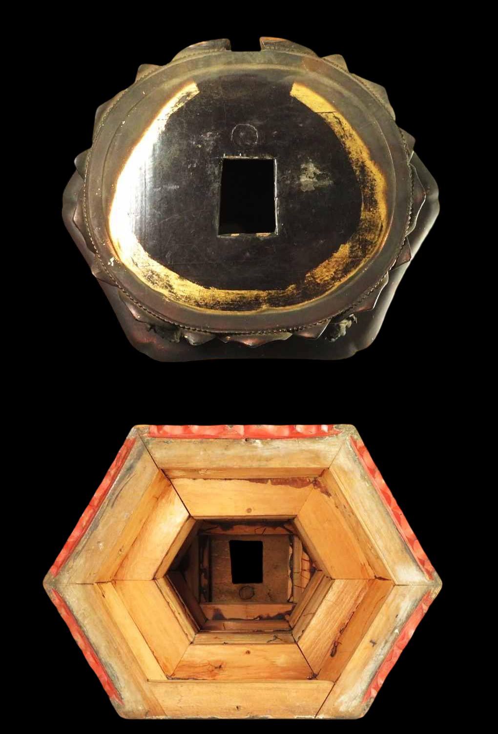 Important Edo Period Giltwood Seated Amida Nyorai with Gyokugan (Glass eyes) — 60 cm Temple-Style Buddhist Statue