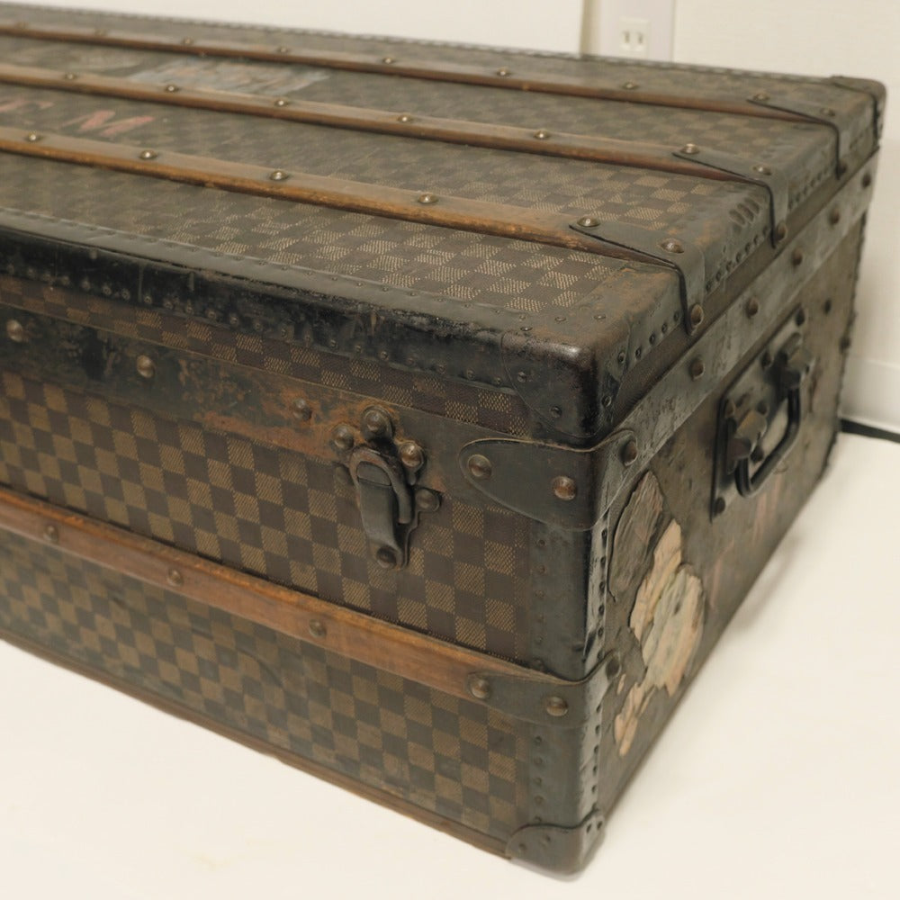 Louis Vuitton Damier Malle Courrier trunk c.1888–1900, view 4 of 10