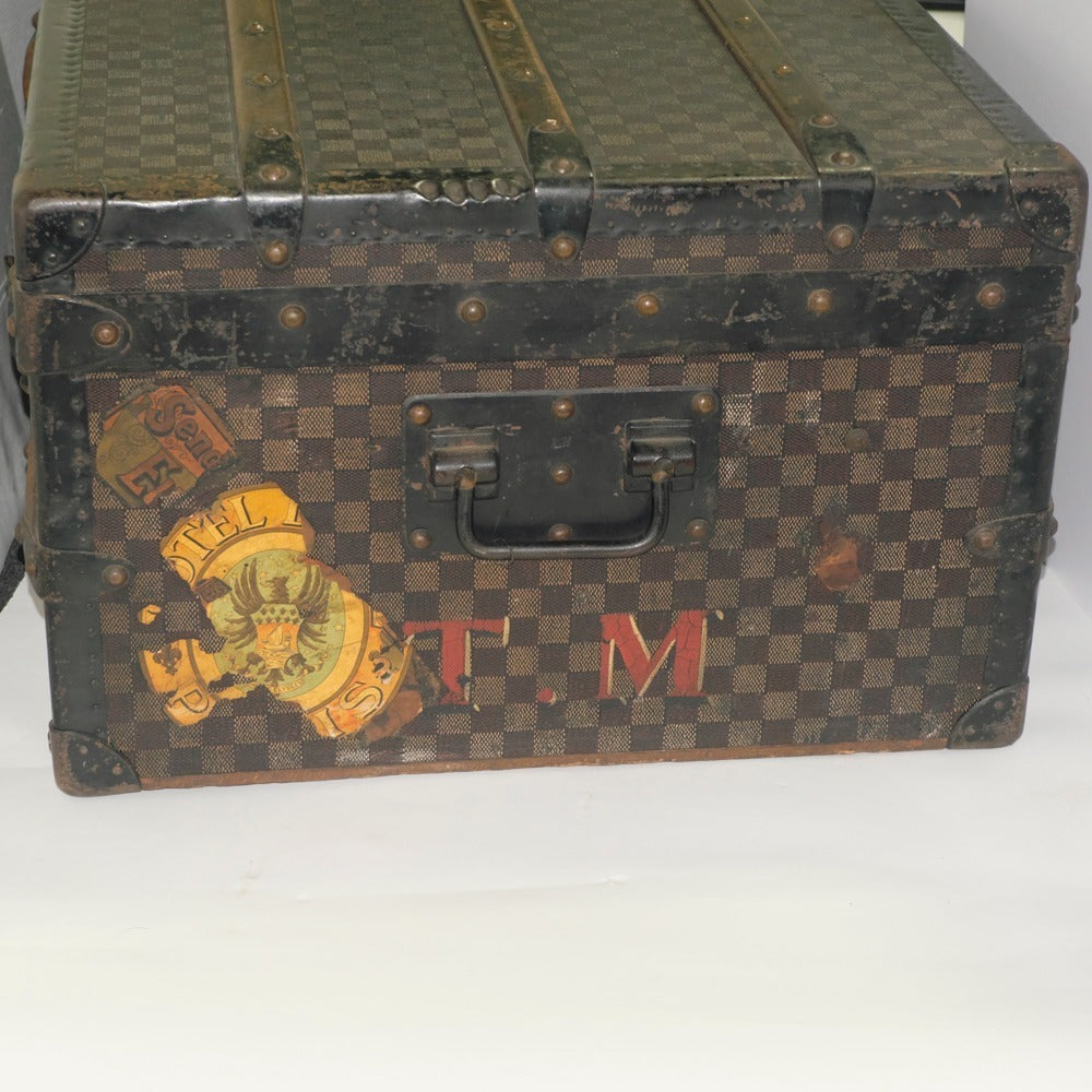 Louis Vuitton Damier Malle Courrier trunk c.1888–1900, view 5 of 10