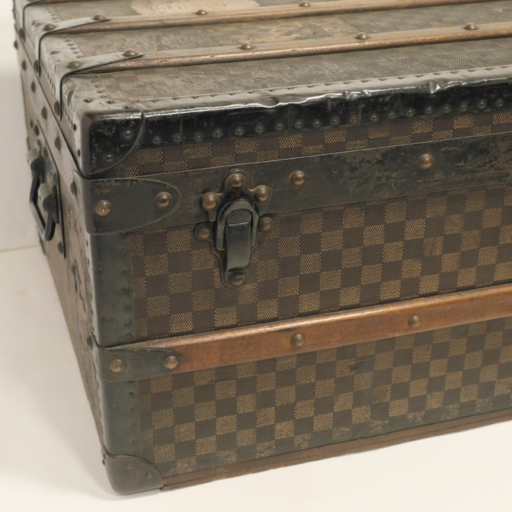 Louis Vuitton Damier Malle Courrier trunk c.1888–1900, view 8 of 10