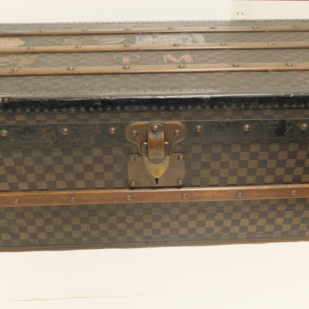 Louis Vuitton Damier Malle Courrier trunk c.1888–1900, view 9 of 10