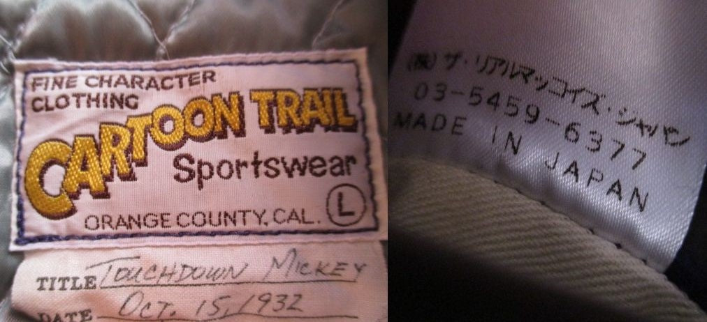 The Real McCoy’s × Disney Mickey Mouse Full Decoration Leather Sleeve Stadium Jacket Limited 300