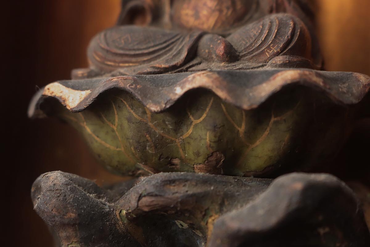 Edo‑Period Zushi Shrine with Benzaiten Statue | Gilt Wood, Painted Interior Panels | Portable Buddhist Shrine | Japan