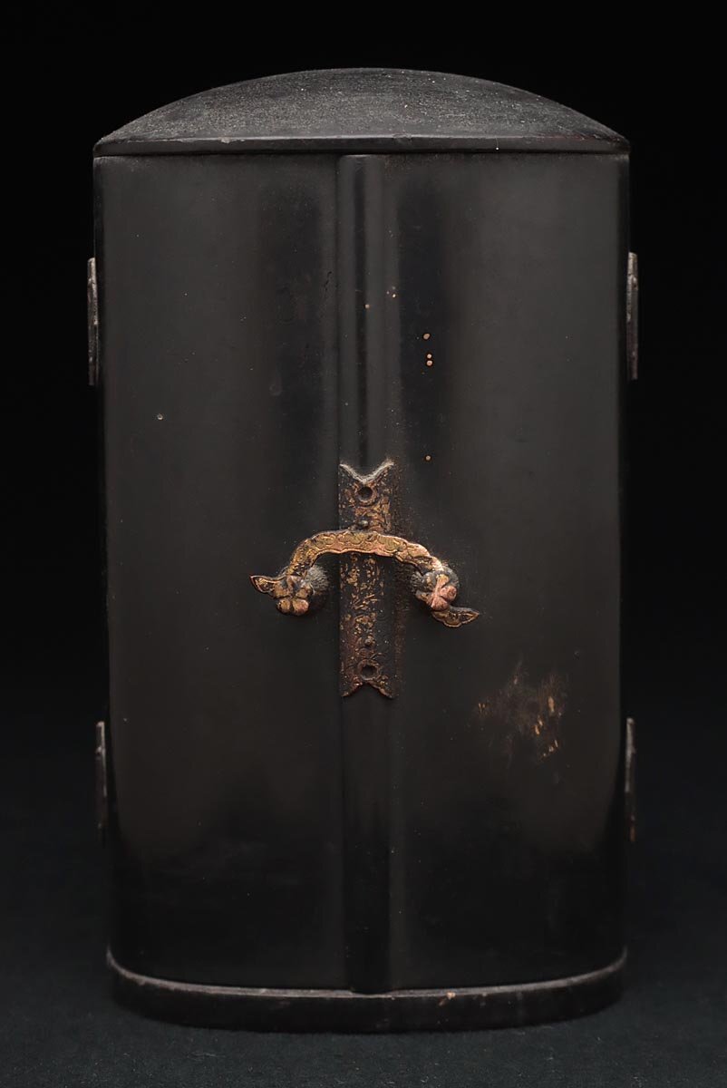 Edo‑Period Zushi Shrine with Benzaiten Statue | Gilt Wood, Painted Interior Panels | Portable Buddhist Shrine | Japan