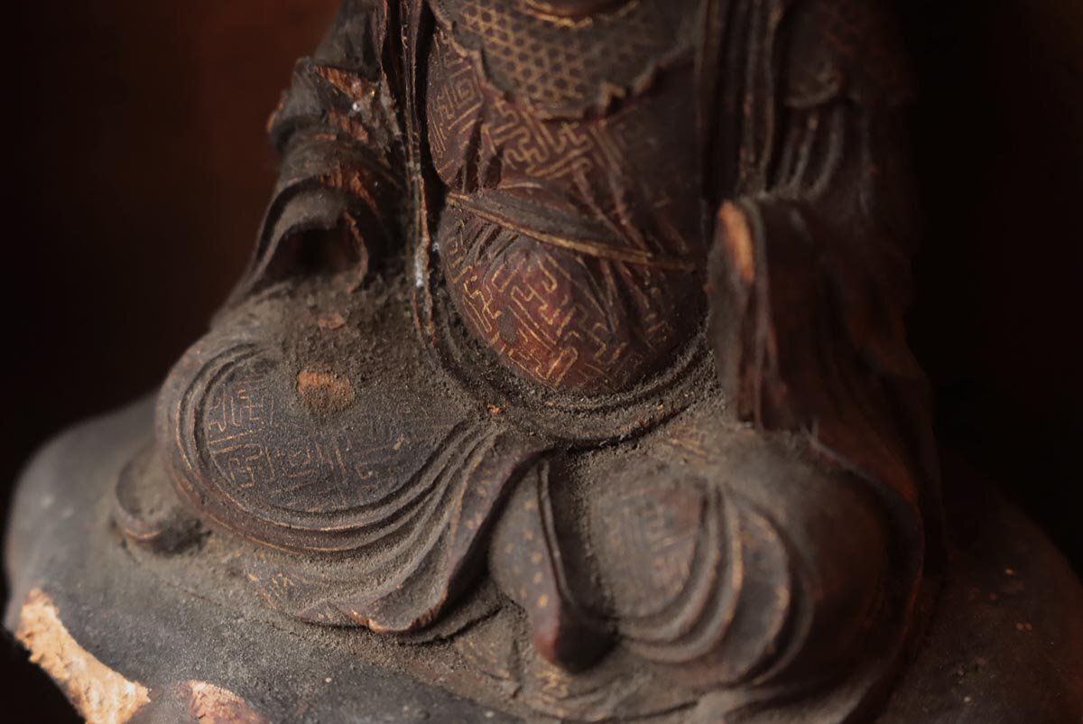 Edo‑Period Zushi Shrine with Benzaiten Statue | Gilt Wood, Painted Interior Panels | Portable Buddhist Shrine | Japan