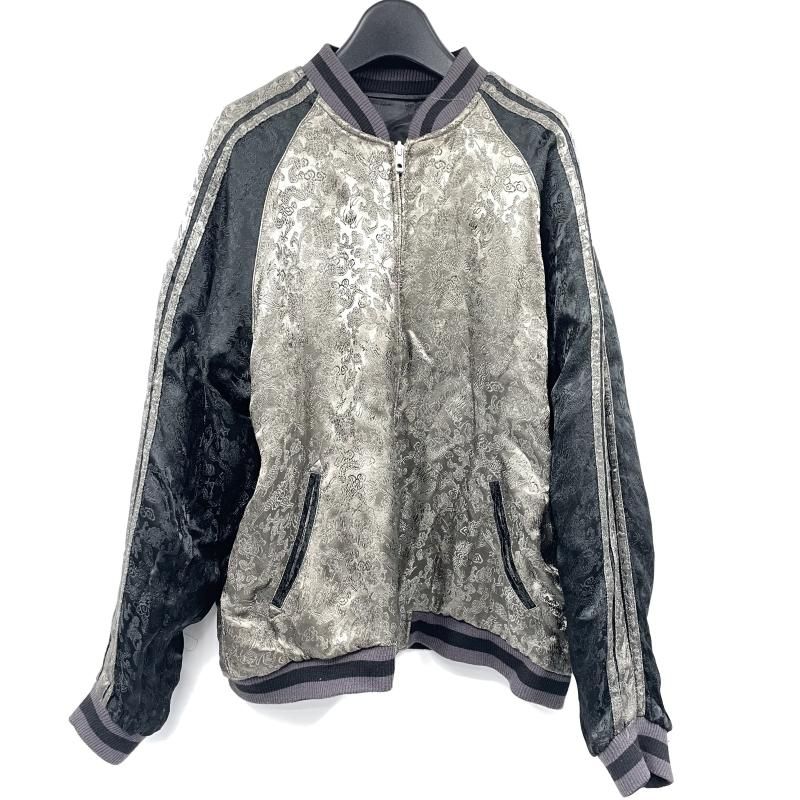 Rare Deadstock Hanatabi Gakudan SCRIPT Dragon Sukajan Jacket Black Japanese Embroidered Reversible Souvenir Jacket XL