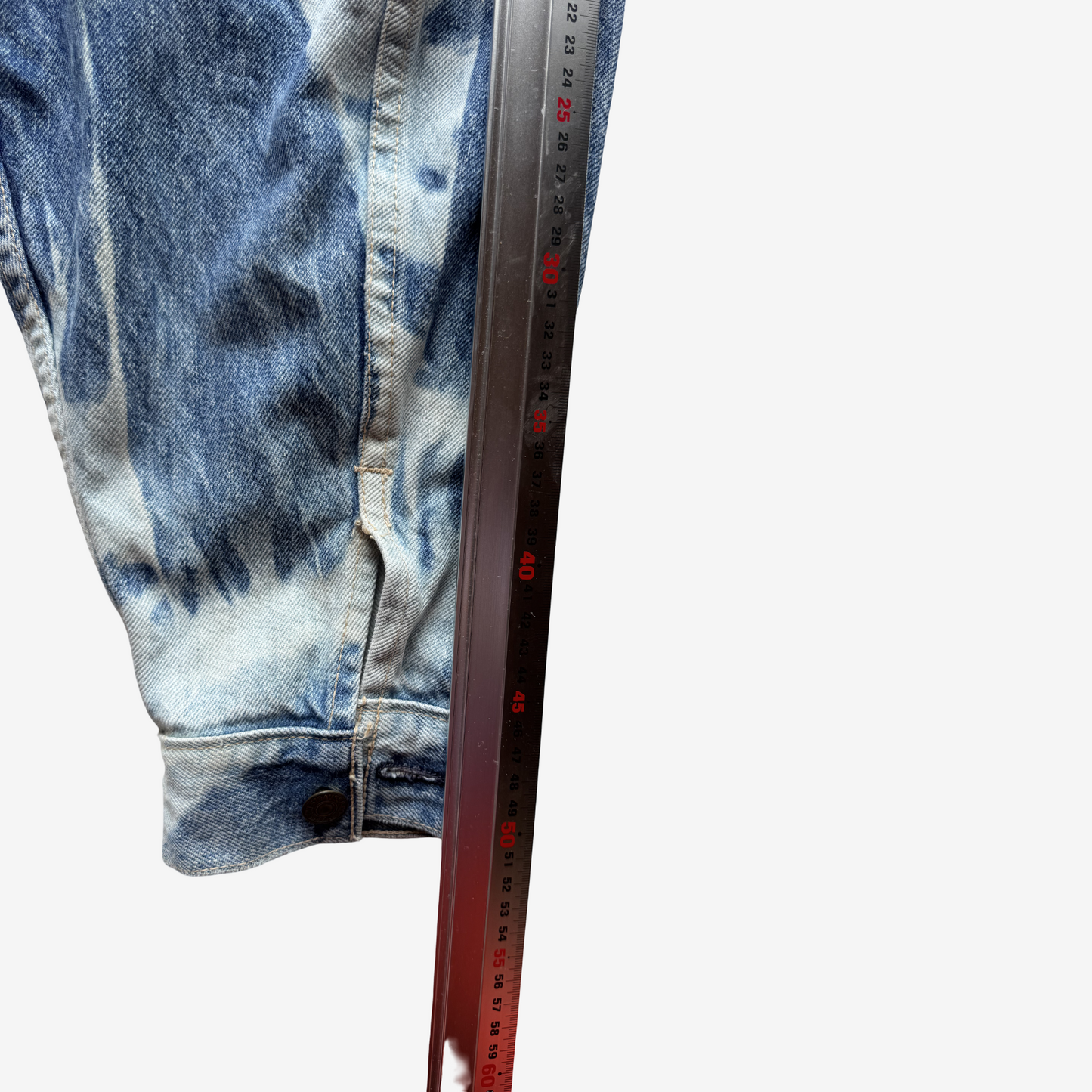 Cote Mer Kimono Obi Patchwork Japanese Remake Denim Jacket L XL Reconstructed Streetwear Wearable Art